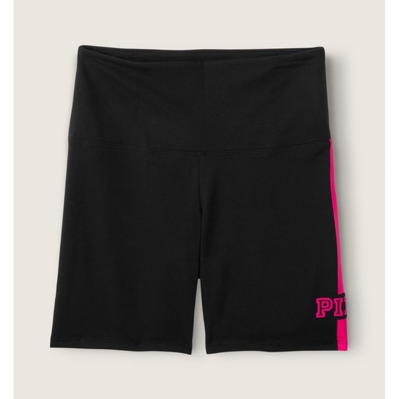 VS VICTORIA SECRET PINK NEON LOGO BIKE SHORTS XL - Picture 4 of 6